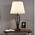 Sleek Wycliffe Table with Elegant Mildred Lamp 3D model small image 2