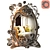 Sleek Frame Mirror for Stylish Décor 3D model small image 2