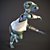 Schekotun Animated Character with Customizable Skin & Rig 3D model small image 2