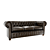 Regal Chesterfield Sofa: The Prince of Wales 3D model small image 1