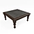 Rutherford Square Cocktail Table: Stylish and Functional 3D model small image 1