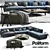 Elegant Poliform Soho Corner Sofa 3D model small image 1