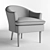 Adele Accent Tub: Elegant Armchair in 3Ds Max 3D model small image 2