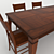 Arca Lofty Table Set 3D model small image 3