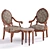 Elegant Madison Park 3-Piece Set 3D model small image 1