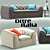 Elegant Collins Sofa 3D model small image 1