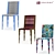 Interstyle Crisalide Lavandula Nona Chairs: Modern Collection with 3D Models & Textures 3D model small image 1