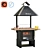 Weekend BBQ Grill: Perfect for Grilling & Chillaxing 3D model small image 1