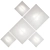 Straight Nelly Ceiling/Wall Light 3D model small image 1