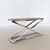 Stylish Chrome and Stone Console 3D model small image 2