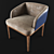 Elegant Ulivi Anita Chair 3D model small image 3