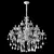 Swarovski Strass Crystal Chandelier: Elegant Illumination for Luxurious Spaces 3D model small image 3