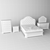 Elegant Roland Bedroom Set 3D model small image 2