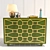 Emerald Chest with Omnilux Lamp | Vintage-inspired Furniture 3D model small image 1