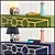 Emerald Chest with Omnilux Lamp | Vintage-inspired Furniture 3D model small image 3
