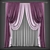 Classic Style Curtains 3D model small image 1
