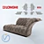 Italian Longhi Noa Sofa 3D model small image 1