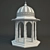 Indian Stone Rotunda: Classic Outdoor Pavilion 3D model small image 2