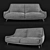 Gorini Sofa Deco CONCHIGLIA: Elegant and Stylish 3D model small image 1