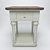 Compact Wooden Bedside Table H60 3D model small image 1