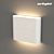 Sleek UP & DOWN LED Wall Light 3D model small image 1