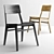 Italian Made Modern Wooden Chair 3D model small image 1