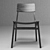 Italian Made Modern Wooden Chair 3D model small image 2