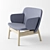 LaCividina Ala Low Armchair: Ultimate Comfort for Your Space 3D model small image 3