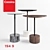 Cassina 194 9 Service Tables 2: Versatile Heights & Sizes 3D model small image 1
