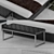 Minimalist Minotti Bartlett Bed 3D model small image 2