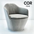 Modernistic COR Flint Armchair 3D model small image 1