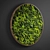 Moss Circle Panel: D800mm, UV Mapped 3D model small image 4