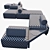 Modular Brixx Dedon: Transform and Lounge 3D model small image 3