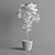 Lush Ficus Lyrata: Lifelike 3D Interior Plant 3D model small image 3