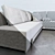 Vento Corner Sofa Bed: Stylish Transformation & Functional Design 3D model small image 3