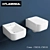 Flaminia Como Wall-Mounted Toilet and Bidet 3D model small image 1