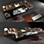 Modern Minotti Lounge Furniture 3D model small image 2