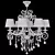 Luxury Swarovski Crystal Chandelier 3D model small image 3