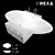 Rexa Design EGG Bathtub: Unico Collection 3D model small image 1