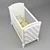 Versatile Children's Bed with Adjustable Height Orthopedic Base 3D model small image 3