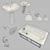 Luxury Bathroom Plumbing Set 3D model small image 3