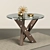 Title: Rivet Tables Set & Decor 3D model small image 3