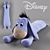 Disney Decorative Pillow Roll 3D model small image 1