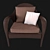 Tango Dedon Lounge Chair: Stylish and Comfortable 3D model small image 2