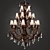 Elegant Chandelier Bliss - 24 Lights 3D model small image 1