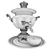 Vintage Samovar: A Charming Village Scene 3D model small image 2