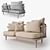 Modern and Chic Fly Sofa SC1 3D model small image 1