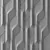 Modular Concrete Tiles: Smooth and Textured Variants 3D model small image 3