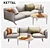 Modern Comfort: KETTAL Boma Sofa & Side Table 3D model small image 1
