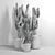 3 Carnegiea Cactus Set 3D model small image 2